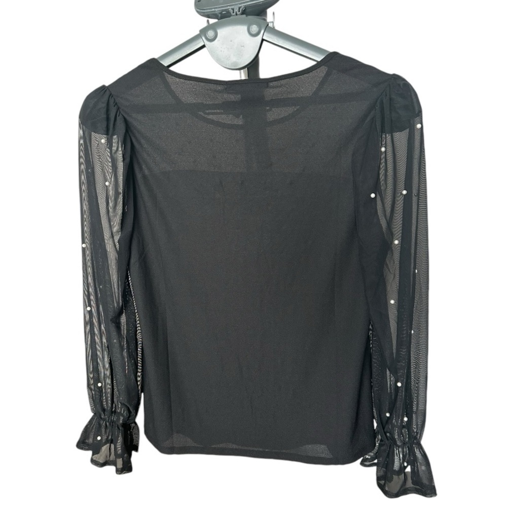 A Love Story Women’s Black Long Sleeve Top in size XL - Picture 2 of 7